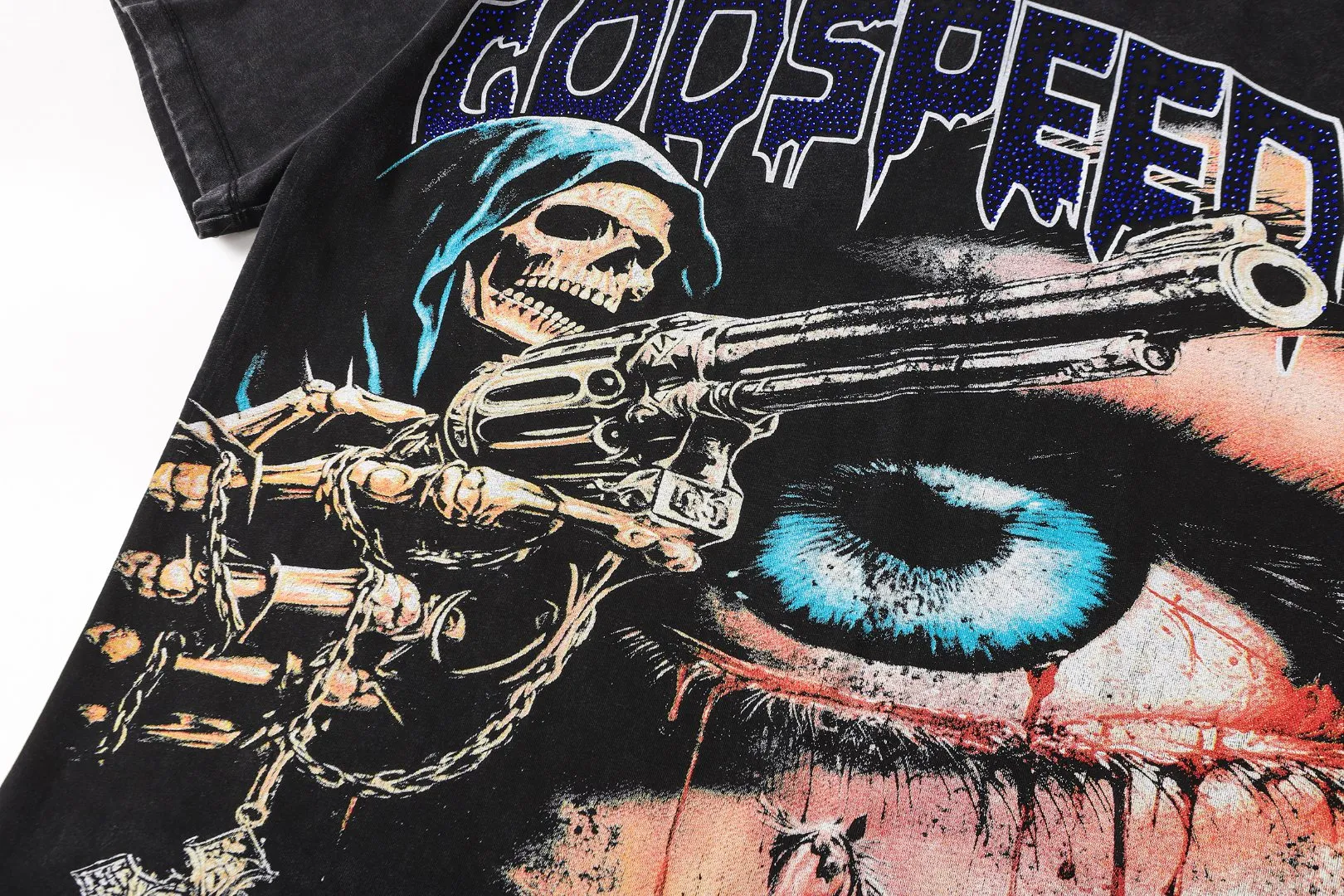 G 6207# Black/ ｜ godspeed（ + ）+ In Stock Retro T （fabric）：32 Sizes（size）：S-M-L-XL （colour）： Black/ 👉